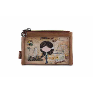 Кафяво портмоне, здрава еко-кожа - удобство и стил за пролетта и лятото N 100022769