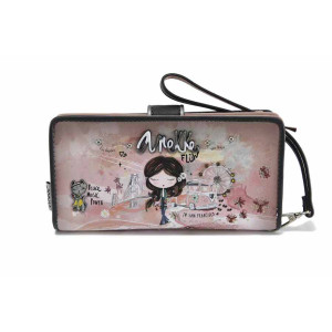 Розово портмоне, здрава еко-кожа - удобство и стил за пролетта и лятото N 100022761