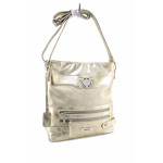 Жълта дамска чанта, здрава еко-кожа - удобство и стил за пролетта и лятото N 100022802