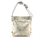 Жълта дамска чанта, здрава еко-кожа - удобство и стил за пролетта и лятото N 100022802