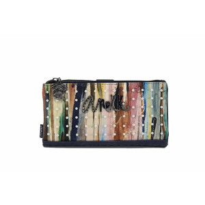 Черно портмоне, здрава еко-кожа - удобство и стил за вашето ежедневие N 100022914