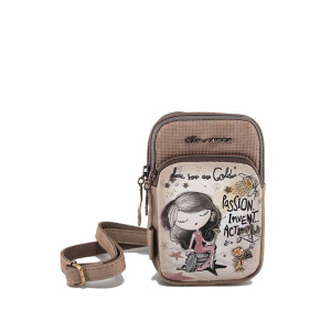 Бежова дамска чанта, здрава еко-кожа - удобство и стил за вашето ежедневие N 100022920