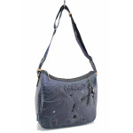 Черна дамска чанта, здрава еко-кожа - удобство и стил за вашето ежедневие N 100022922
