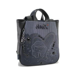 Черна раница, здрава еко-кожа - удобство и стил за вашето ежедневие N 100022931