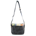 Черна дамска чанта, здрава еко-кожа - удобство и стил за вашето ежедневие N 100022932