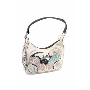 Бежова дамска чанта, здрава еко-кожа - удобство и стил за лятото N 100023307