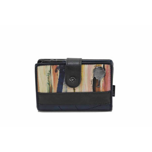 Тъмносиня портмоне, здрава еко-кожа - удобство и стил за лятото N 100023312