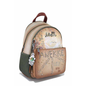 Кафяво раница, здрава еко-кожа - удобство и стил за пролетта и лятото N 100023456