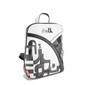 Бяло раница, здрава еко-кожа - удобство и стил за пролетта и лятото N 100023457