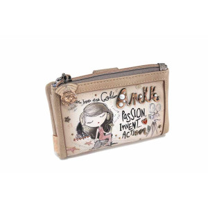 Бежово портмоне, здрава еко-кожа - удобство и стил за пролетта и лятото N 100023460