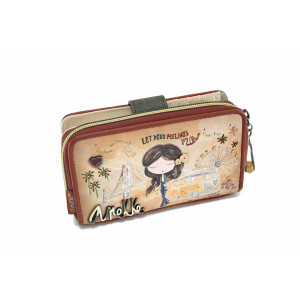 Кафяво портмоне, здрава еко-кожа - удобство и стил за пролетта и лятото N 100023461