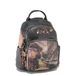 Кафява раница, здрава еко-кожа - удобство и стил за есента и зимата N 100023999