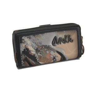 Кафяво портмоне, здрава еко-кожа - удобство и стил за есента и зимата N 100024003