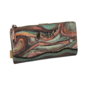 Кафяво портмоне, здрава еко-кожа - удобство и стил за есента и зимата N 100024025