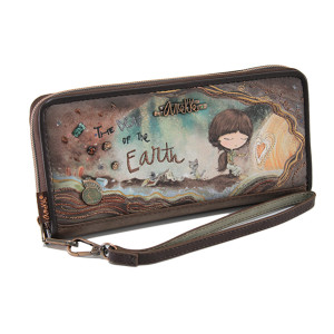 Кафяво портмоне, здрава еко-кожа - удобство и стил за есента и зимата N 100024011