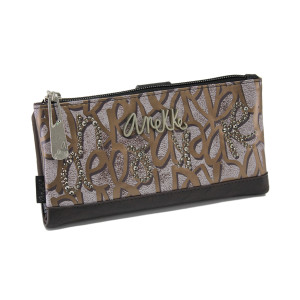 Кафяво портмоне, здрава еко-кожа - удобство и стил за есента и зимата N 100024027