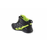 Черни детски кецове, здрава еко-кожа - спортни обувки за пролетта и есента N 100022962
