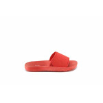Червени джапанки, pvc материя - всекидневни обувки за лятото N 100022963