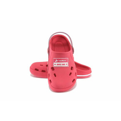 Розови джапанки, pvc материя - ежедневни обувки за лятото N 100022970