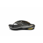 Черни джапанки, pvc материя - ежедневни обувки за лятото N 100022975