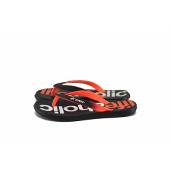 Черни анатомични джапанки, pvc материя - всекидневни обувки за лятото N 100022976