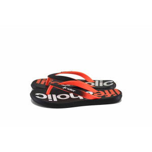 Черни анатомични джапанки, pvc материя - всекидневни обувки за лятото N 100022976