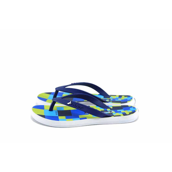 Сини джапанки, pvc материя - всекидневни обувки за лятото N 100022980