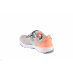 Сиви детски маратонки, текстилна материя - всекидневни обувки за пролетта и лятото N 100022986