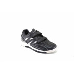 Черни детски маратонки, текстилна материя - футболни обувки за пролетта и лятото N 100022989
