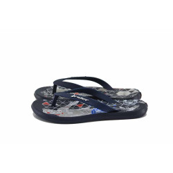 Сини джапанки, pvc материя - ежедневни обувки за лятото N 100023011