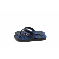 Сини джапанки, pvc материя - всекидневни обувки за лятото N 100023012