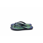 Сини джапанки, pvc материя - всекидневни обувки за лятото N 100023014