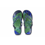 Сини джапанки, pvc материя - всекидневни обувки за лятото N 100023014