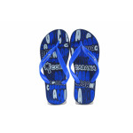 Сини джапанки, pvc материя - всекидневни обувки за лятото N 100023016