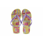 Лилави джапанки, pvc материя - ежедневни обувки за лятото N 100023017