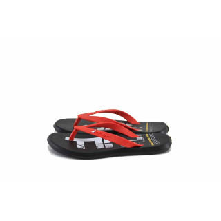 Червени джапанки, pvc материя - ежедневни обувки за лятото N 100023022