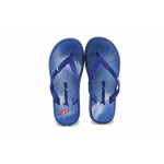 Сини джапанки, pvc материя - всекидневни обувки за лятото N 100023023