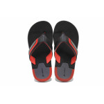 Черни джапанки, pvc материя - всекидневни обувки за лятото N 100023025