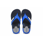 Сини джапанки, pvc материя - ежедневни обувки за лятото N 100023026