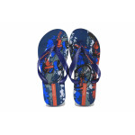 Сини джапанки, pvc материя - всекидневни обувки за лятото N 100023027
