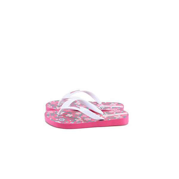 Розови джапанки, pvc материя - ежедневни обувки за лятото N 100023028