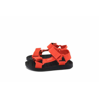 Червени детски сандали, pvc материя - ежедневни обувки за лятото N 100023032