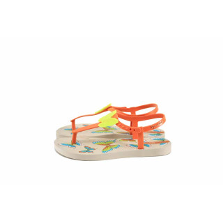 Оранжеви детски сандали, pvc материя - всекидневни обувки за лятото N 100023033