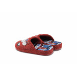 Червени домашни чехли, текстилна материя - официални обувки за пролетта и есента N 100023034