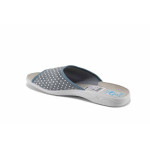 Сиви дамски чехли, текстилна материя - ежедневни обувки за лятото N 100023344