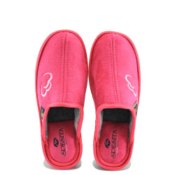 Розови анатомични домашни чехли, текстилна материя - всекидневни обувки за есента и зимата N 100023665