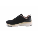 Черни дамски маратонки, текстилна материя - ежедневни обувки за пролетта и лятото N 100022774