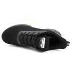 Черни мъжки маратонки, текстилна материя - спортни обувки за пролетта и лятото N 100022857