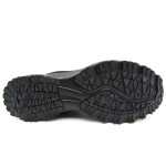 Черни мъжки маратонки, текстилна материя - спортни обувки за пролетта и лятото N 100022857