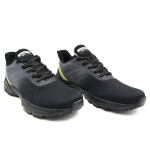 Сиви мъжки маратонки, текстилна материя - спортни обувки за пролетта и лятото N 100022841